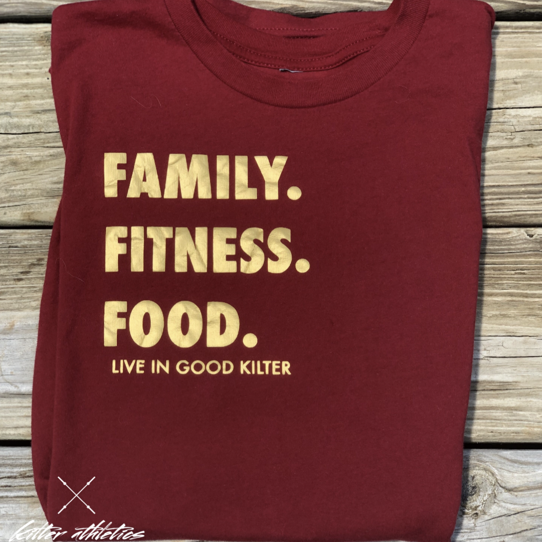 Essentials- Family. Fitness. Food (Unisex)
